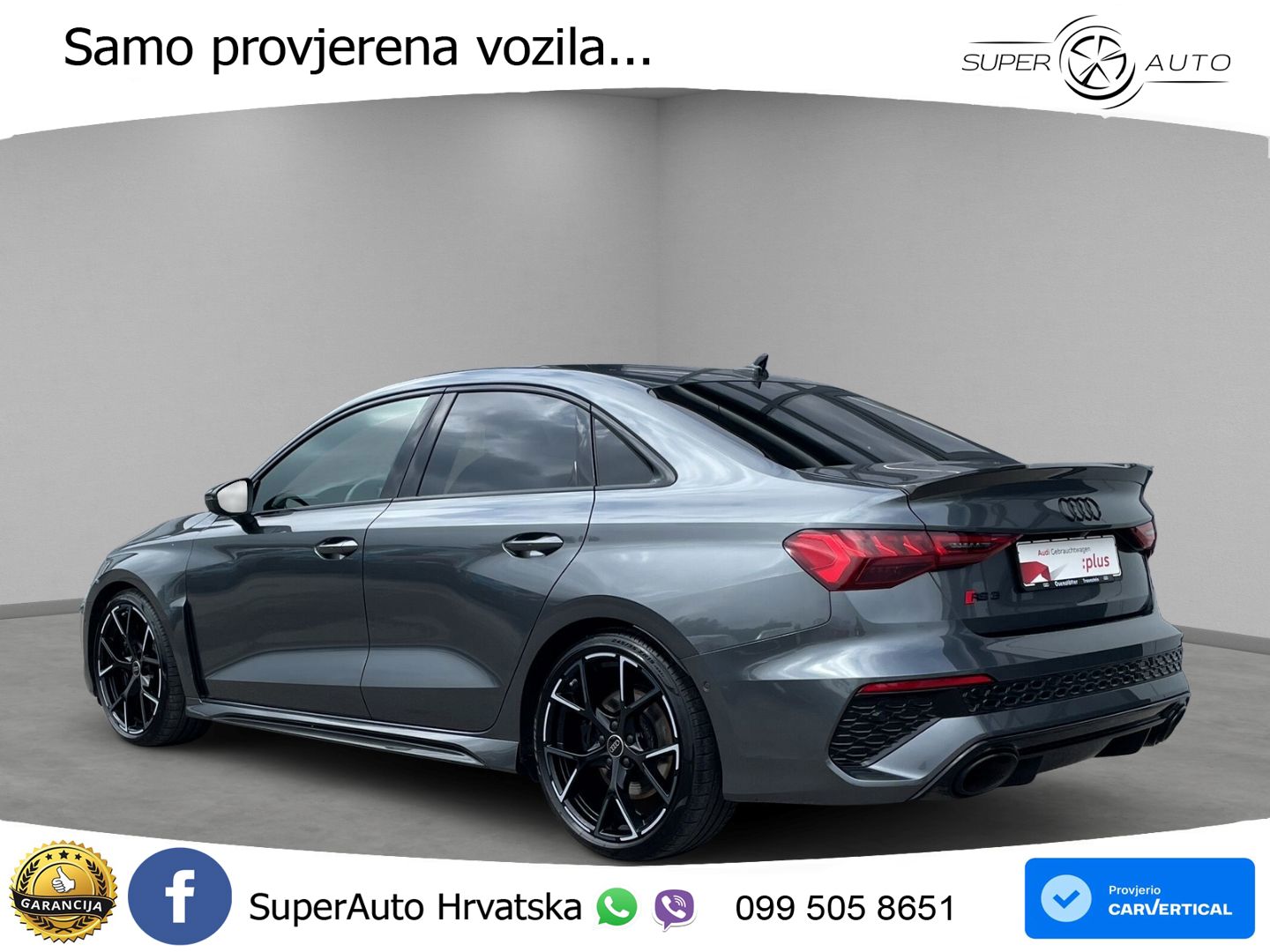 Audi RS3 Sedan 2.5 TFSI (400 KS) quattro S tronic LED+GR SJED+ACC