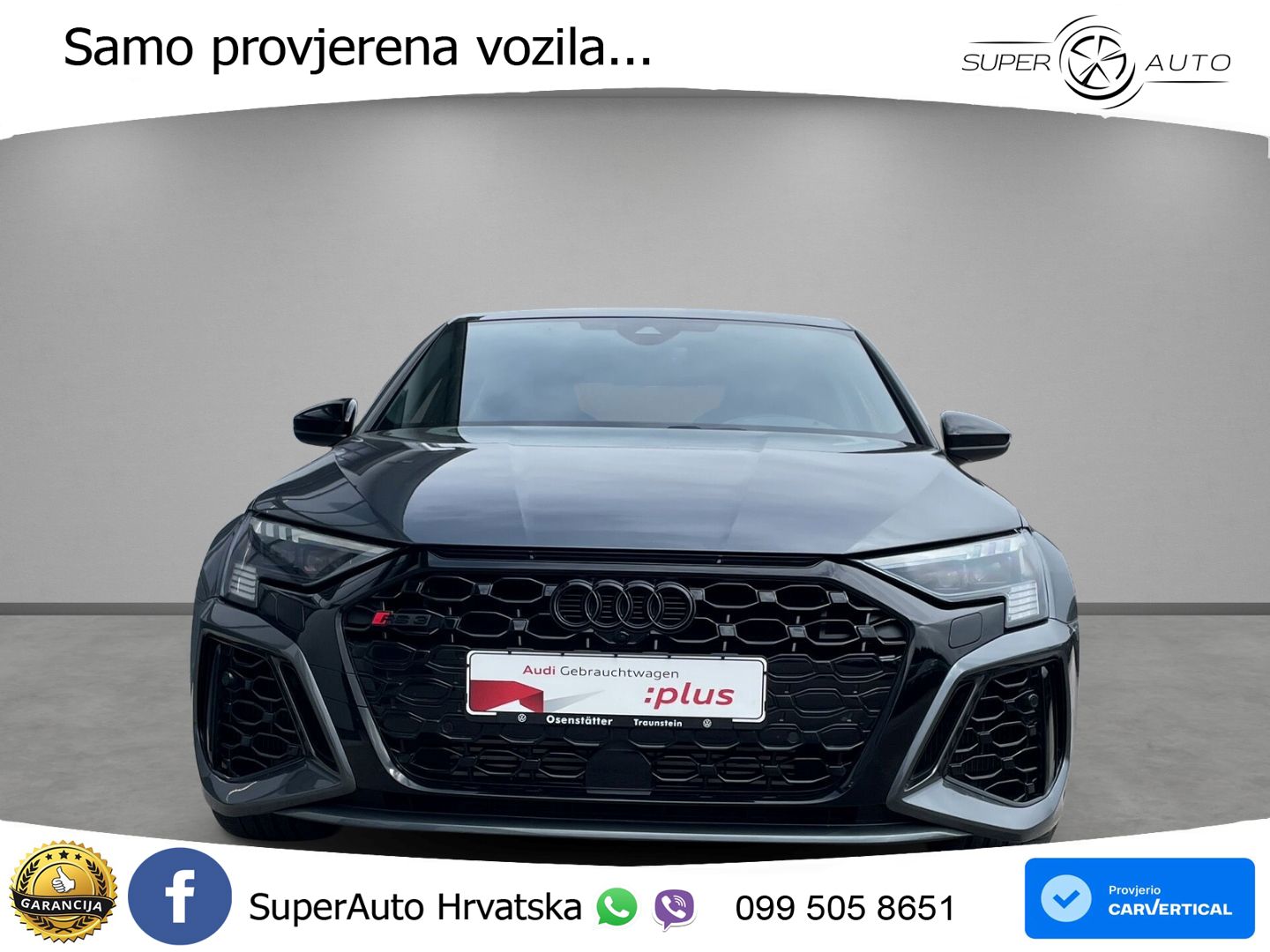 Audi RS3 Sedan 2.5 TFSI (400 KS) quattro S tronic LED+GR SJED+ACC