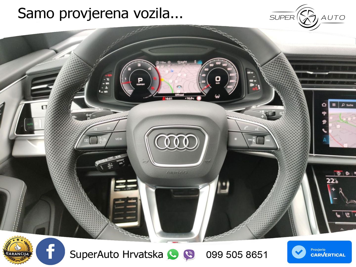 Audi Q8 50 TDI V6 (286 KS) quattro Tiptronic S line LED+GR SJED+ACC