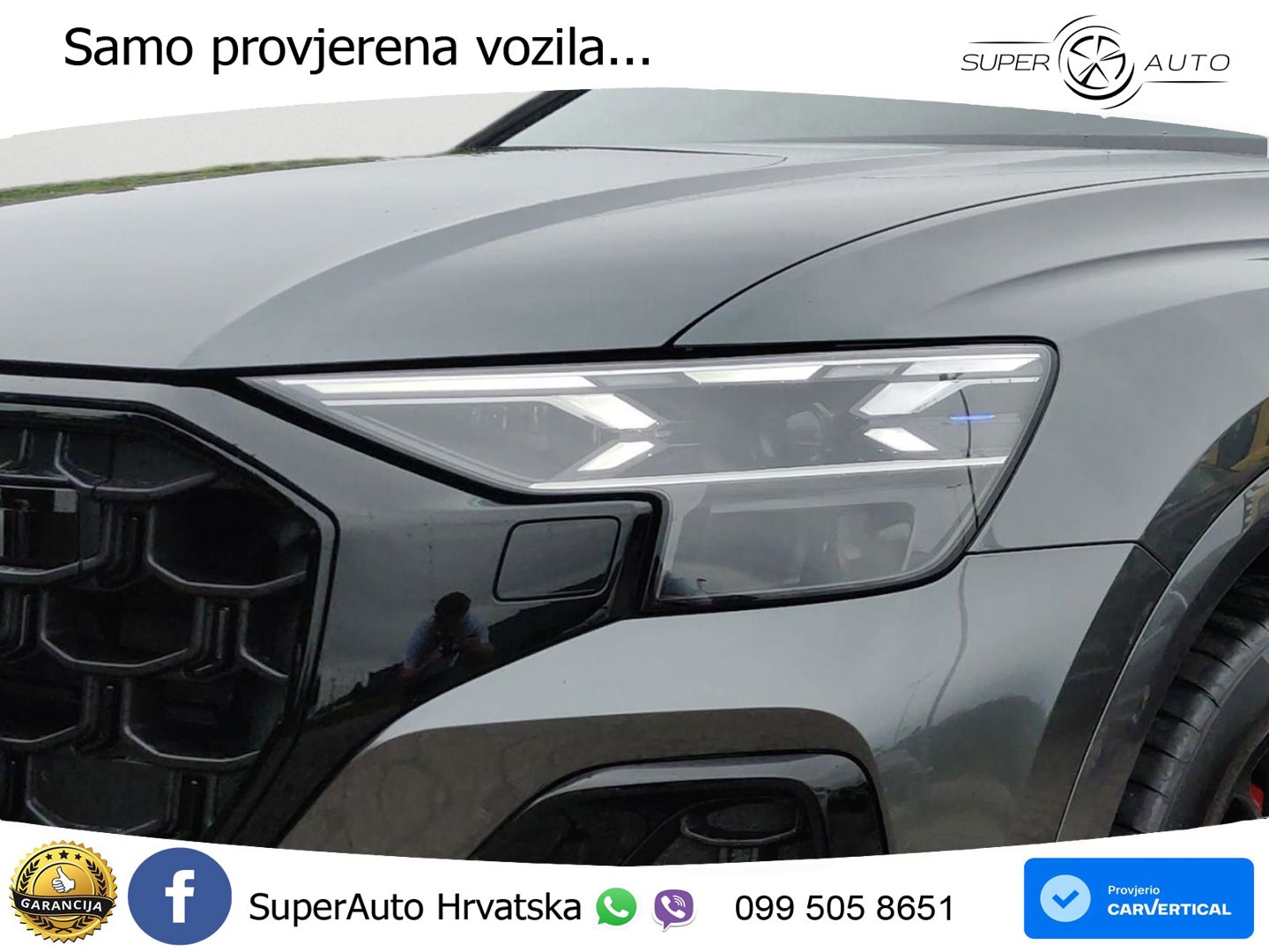 Audi Q8 50 TDI V6 (286 KS) quattro Tiptronic S line LED+GR SJED+ACC