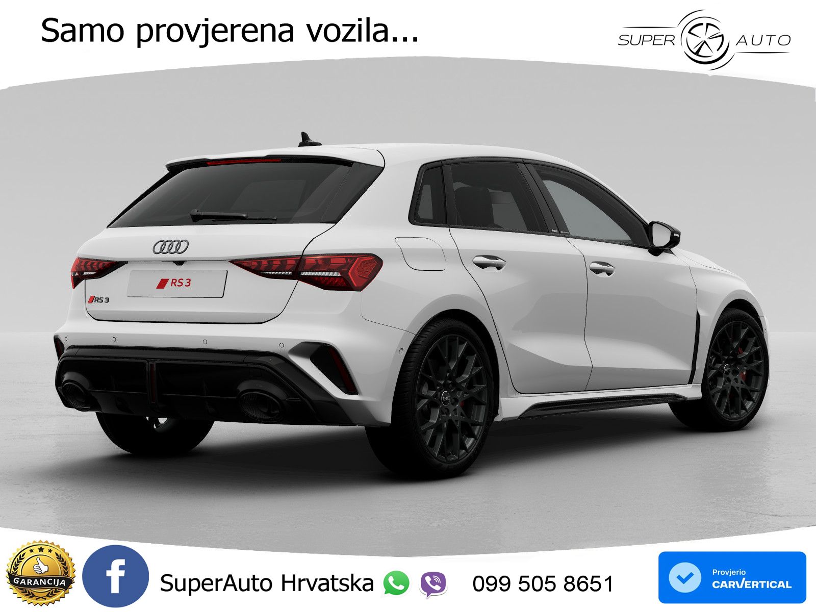 Audi RS3 Sedan 2.5 TFSI (400 KS) quattro S tronic LED+GR SJED+ACC