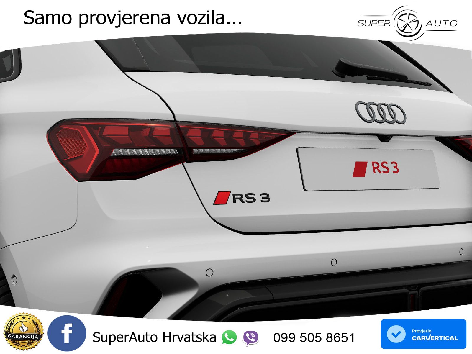 Audi RS3 Sedan 2.5 TFSI (400 KS) quattro S tronic LED+GR SJED+ACC