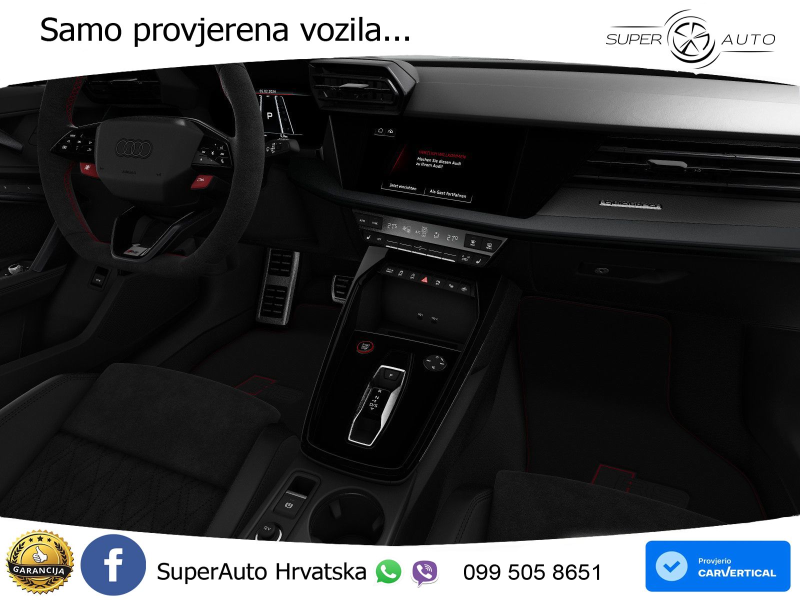 Audi RS3 Sedan 2.5 TFSI (400 KS) quattro S tronic LED+GR SJED+ACC