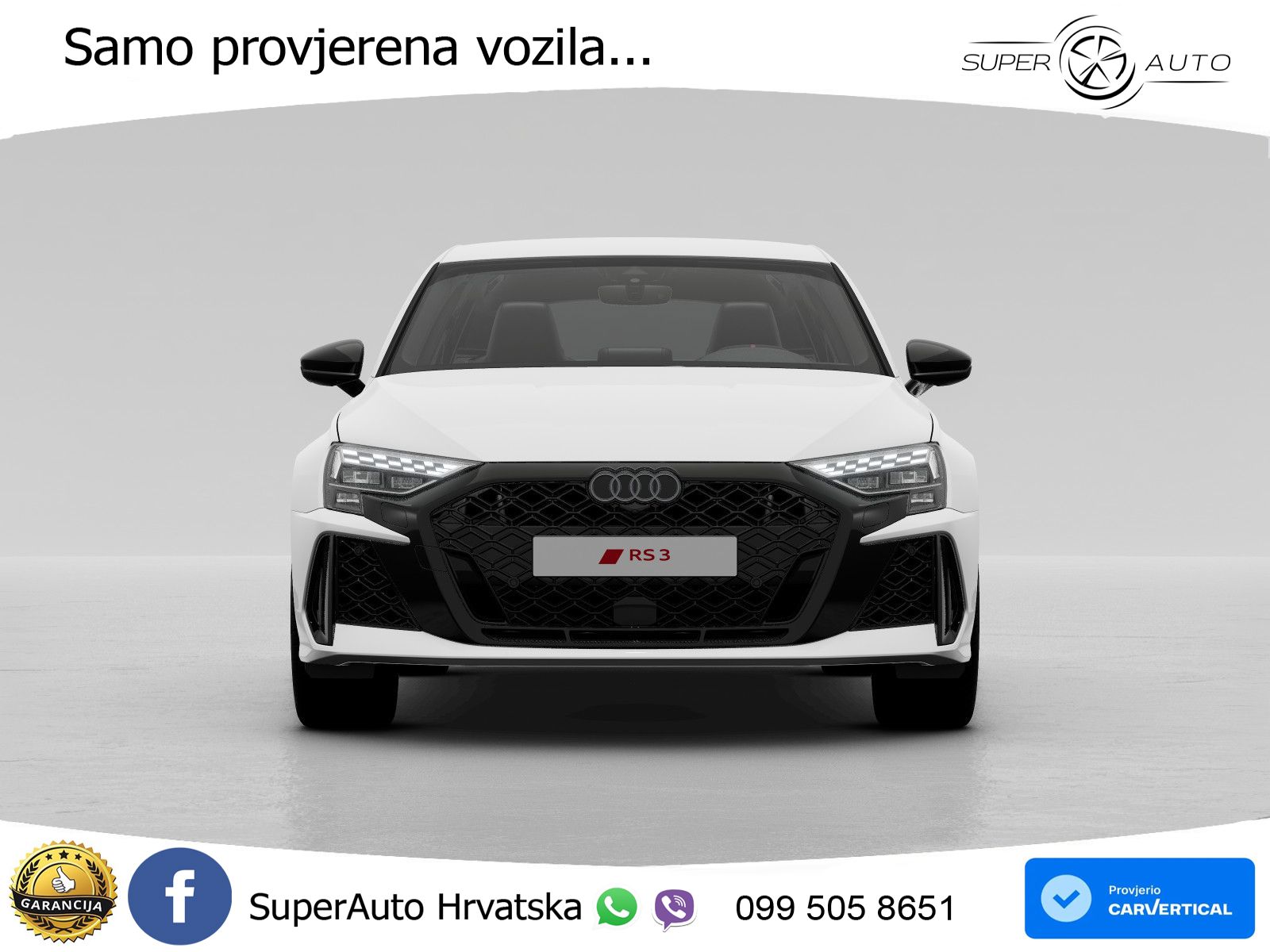 Audi RS3 Sedan 2.5 TFSI (400 KS) quattro S tronic LED+GR SJED+ACC