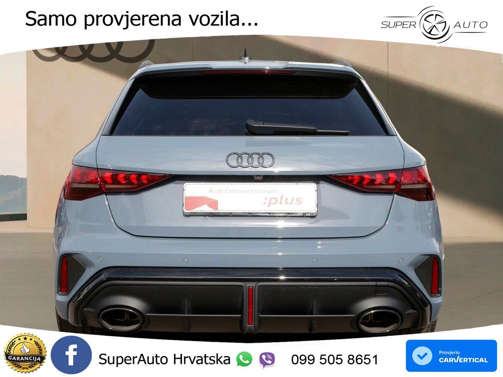 Audi RS3 Sportback 2.5 TFSI (400 KS) quattro S tronic LED+GR SJED+ACC