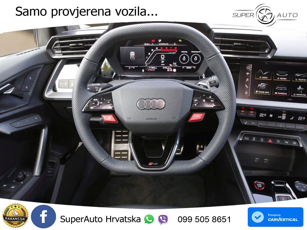 Audi RS3 Sportback 2.5 TFSI (400 KS) quattro S tronic LED+GR SJED+ACC