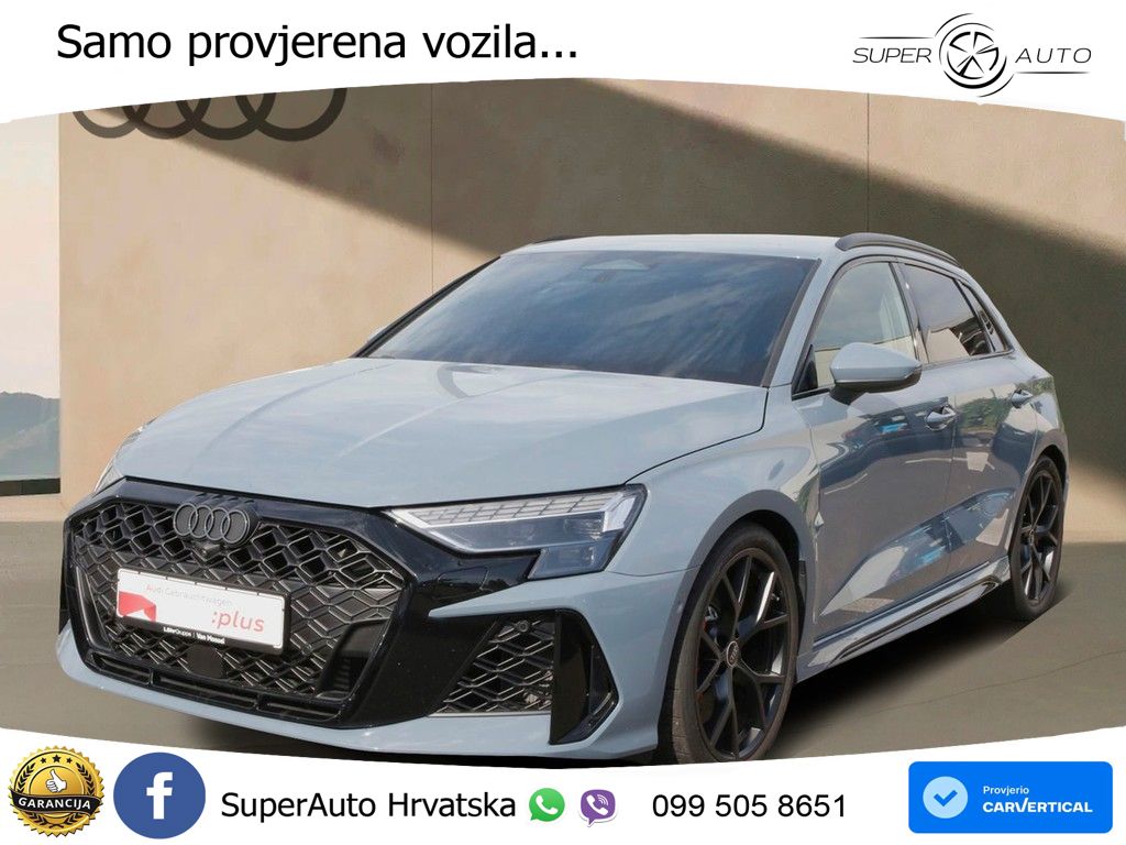 Audi RS3 Sportback 2.5 TFSI (400 KS) quattro S tronic LED+GR SJED+ACC