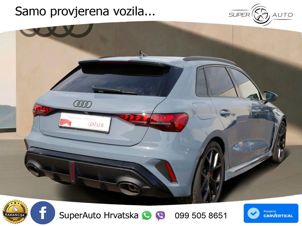 Audi RS3 Sportback 2.5 TFSI (400 KS) quattro S tronic LED+GR SJED+ACC