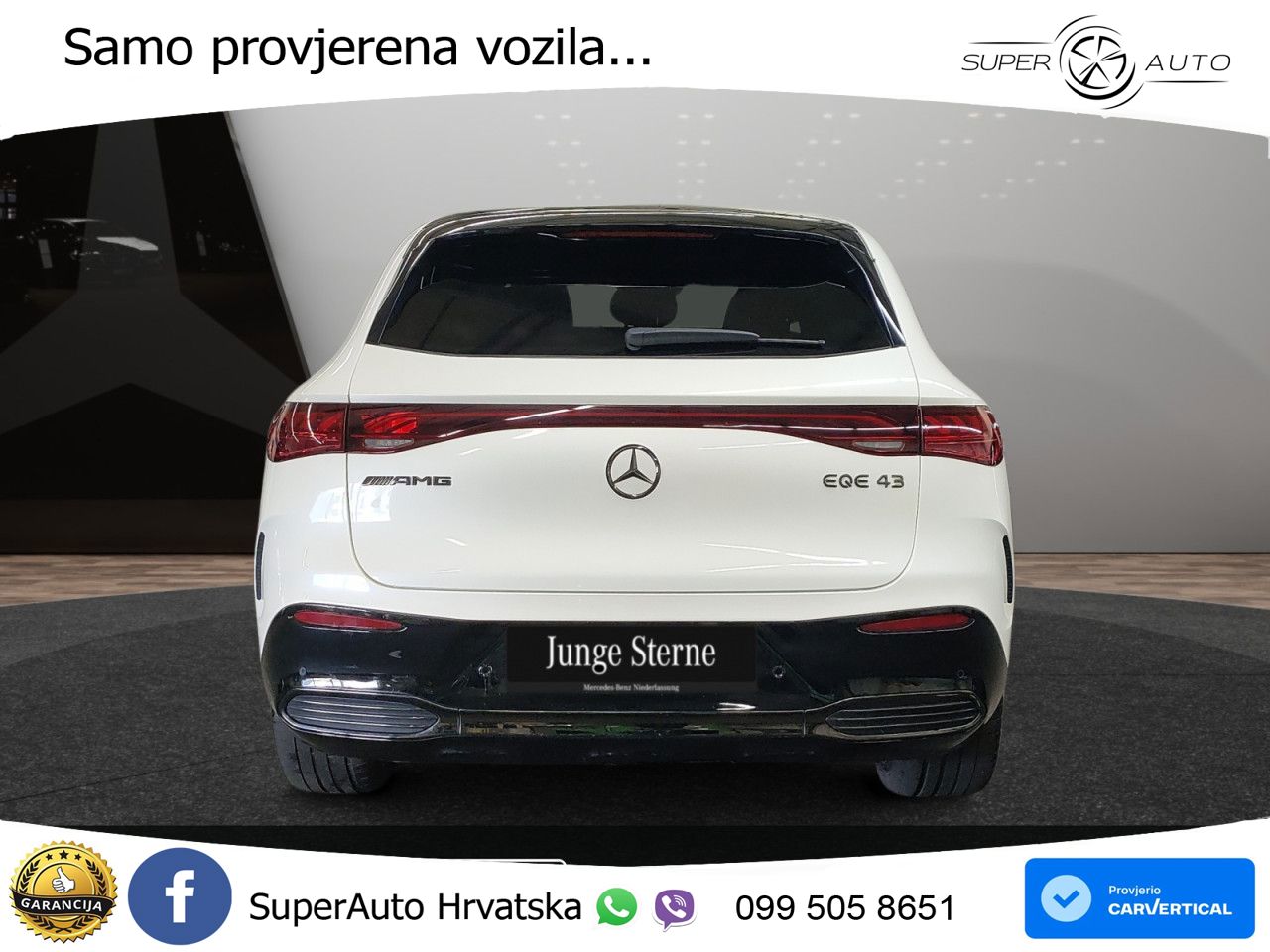 Mercedes EQE SUV AMG 43 100 kWh (476 KS) 4MATIC LED+GR SJED+ACC