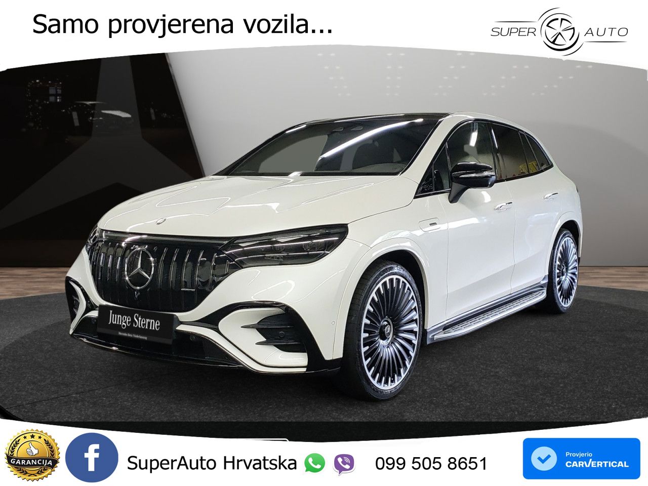 Mercedes EQE SUV AMG 43 100 kWh (476 KS) 4MATIC LED+GR SJED+ACC