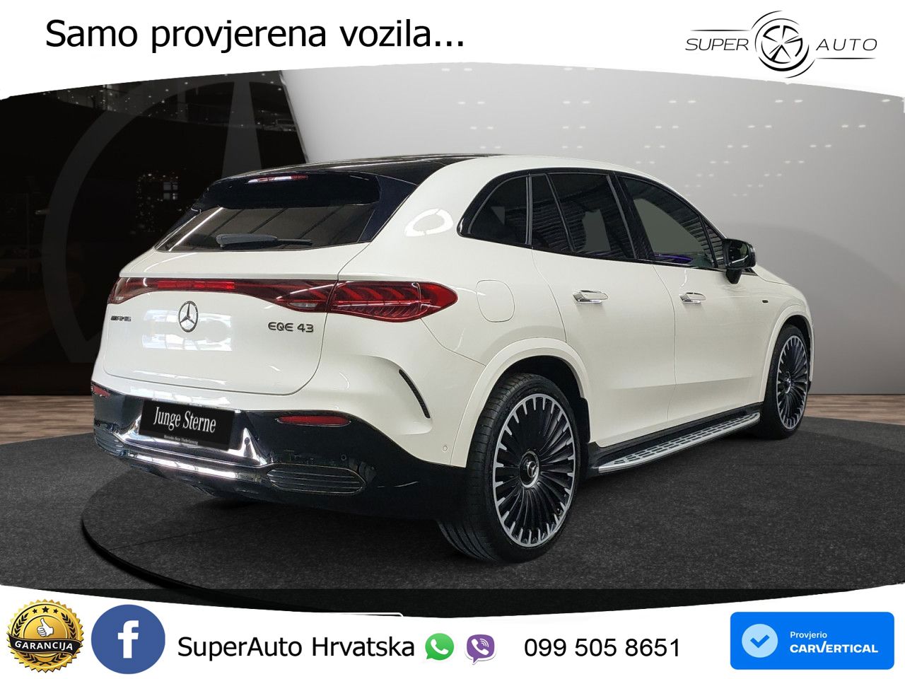 Mercedes EQE SUV AMG 43 100 kWh (476 KS) 4MATIC LED+GR SJED+ACC