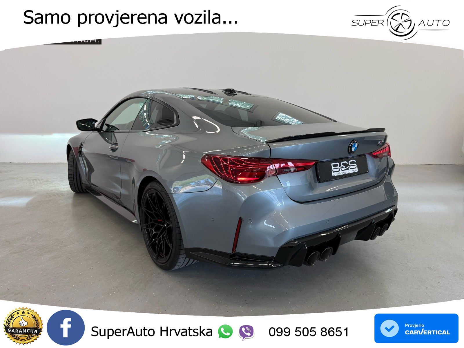BMW M4 Competition 3.0 (530 KS) xDrive Steptronic LED+GR SJED+ACC