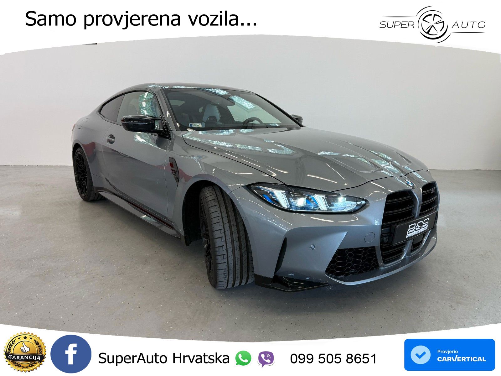 BMW M4 Competition 3.0 (530 KS) xDrive Steptronic LED+GR SJED+ACC