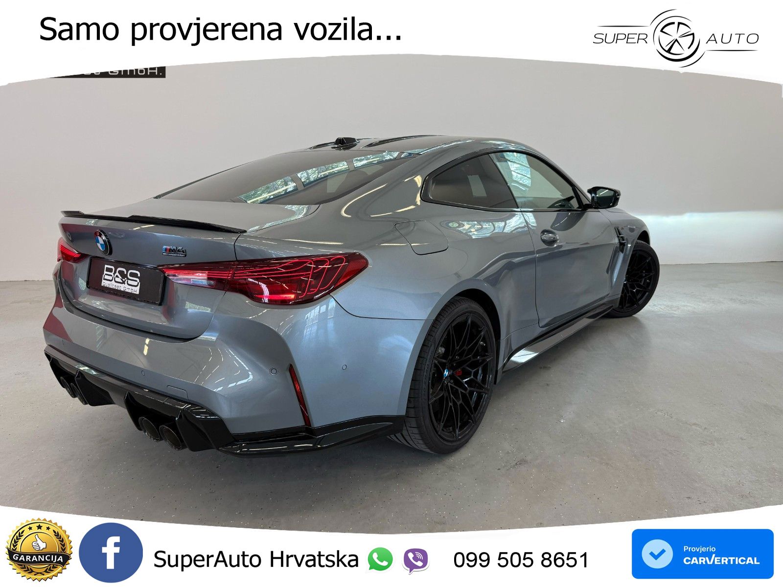 BMW M4 Competition 3.0 (530 KS) xDrive Steptronic LED+GR SJED+ACC