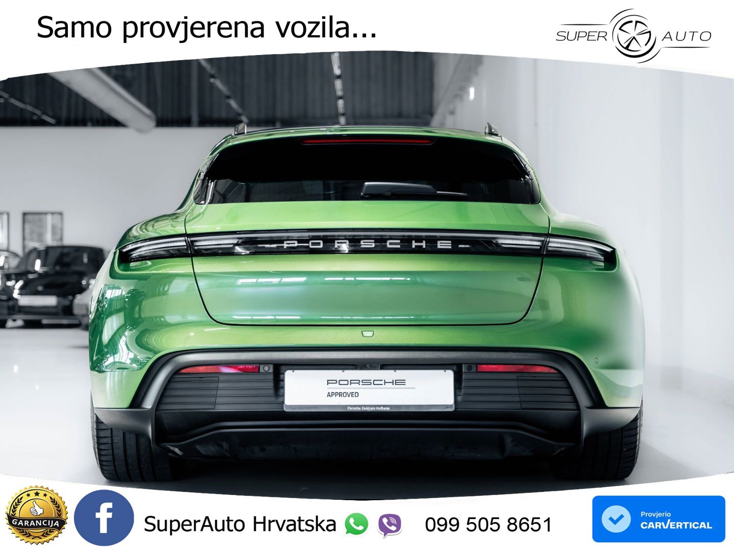 Porsche Taycan Sport Turismo 4S Performance Plus 93.4 kWh (571 KS)