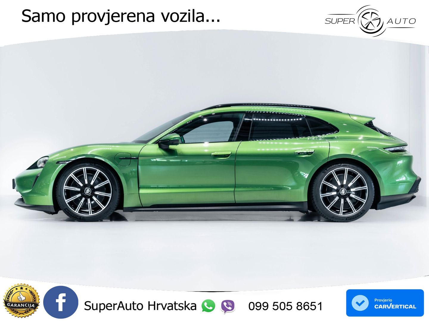 Porsche Taycan Sport Turismo 4S Performance Plus 93.4 kWh (571 KS)