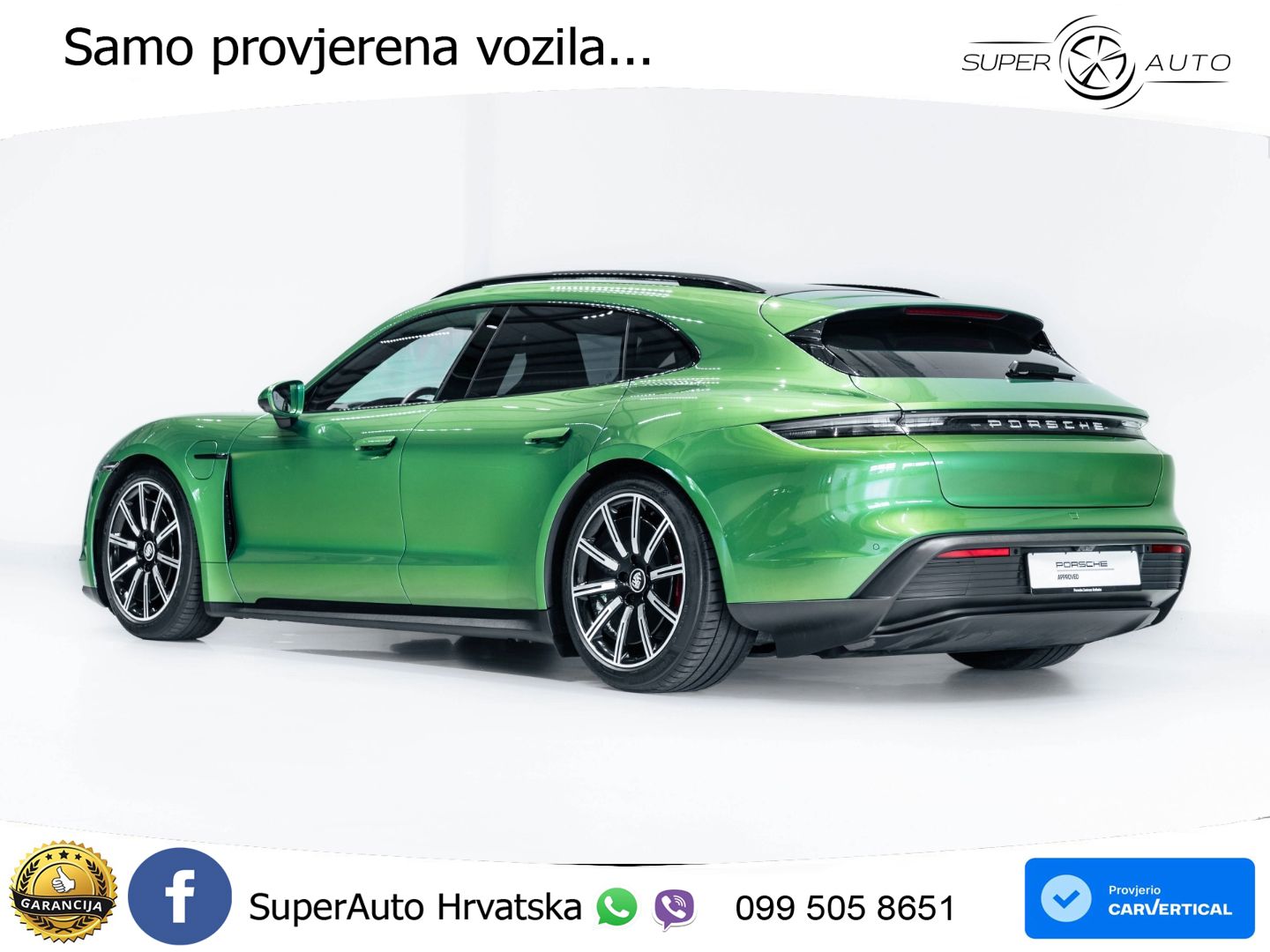 Porsche Taycan Sport Turismo 4S Performance Plus 93.4 kWh (571 KS)