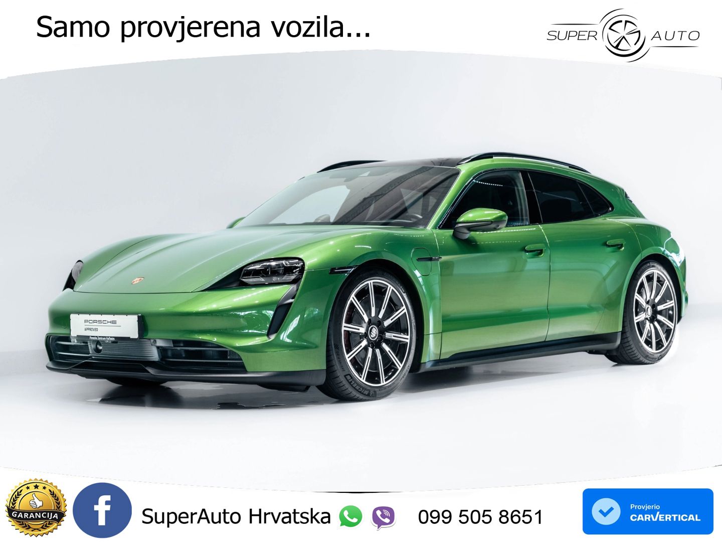 Porsche Taycan Sport Turismo 4S Performance Plus 93.4 kWh (571 KS)
