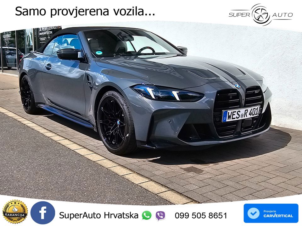 BMW M4 Convertible Competition 3.0 (530 KS) xDrive Steptronic LED+GR SJED+ACC