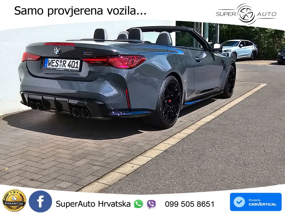 BMW M4 Convertible Competition 3.0 (530 KS) xDrive Steptronic LED+GR SJED+ACC