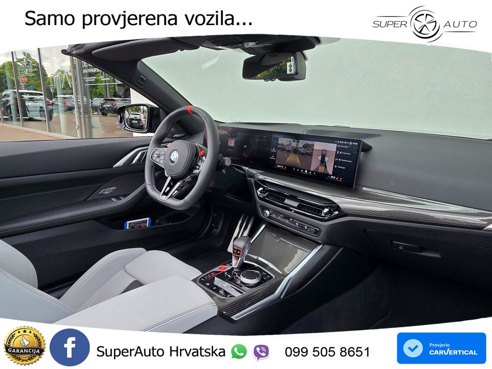 BMW M4 Convertible Competition 3.0 (530 KS) xDrive Steptronic LED+GR SJED+ACC