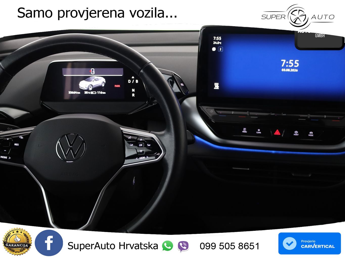 Volkswagen ID.4 Pure Performance 55 kWh (170 KS)