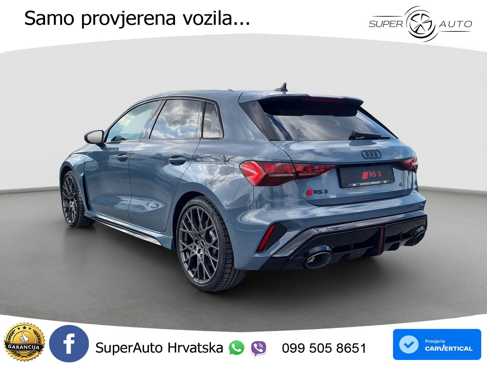 Audi RS3 Sportback 2.5 TFSI (400 KS) quattro S tronic LED+GR SJED+ACC