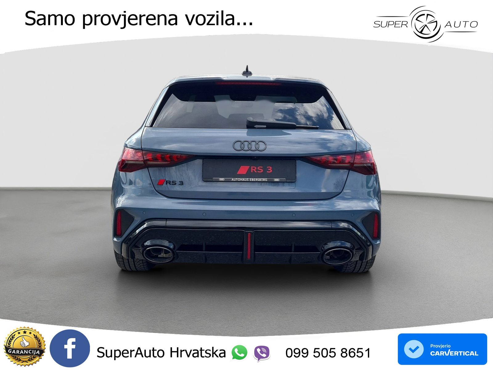 Audi RS3 Sportback 2.5 TFSI (400 KS) quattro S tronic LED+GR SJED+ACC