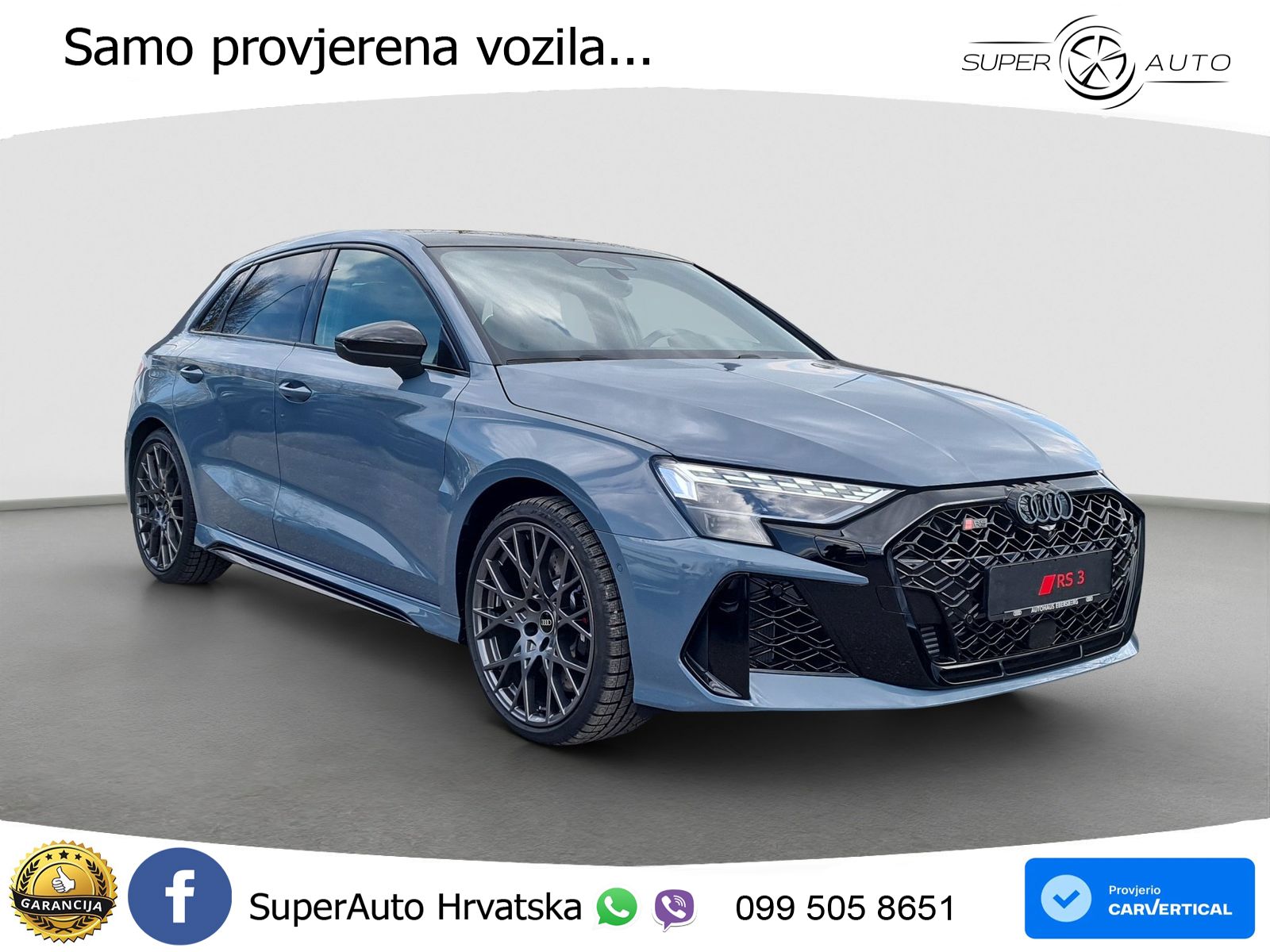 Audi RS3 Sportback 2.5 TFSI (400 KS) quattro S tronic LED+GR SJED+ACC