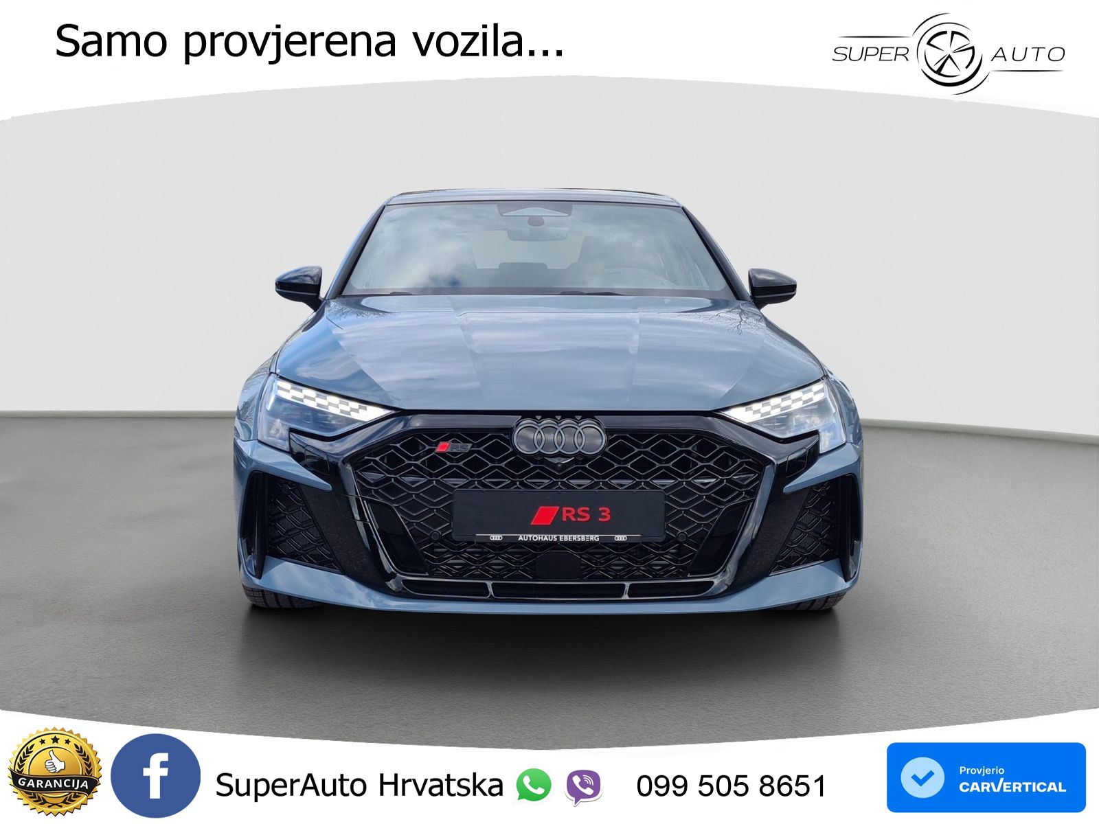 Audi RS3 Sportback 2.5 TFSI (400 KS) quattro S tronic LED+GR SJED+ACC