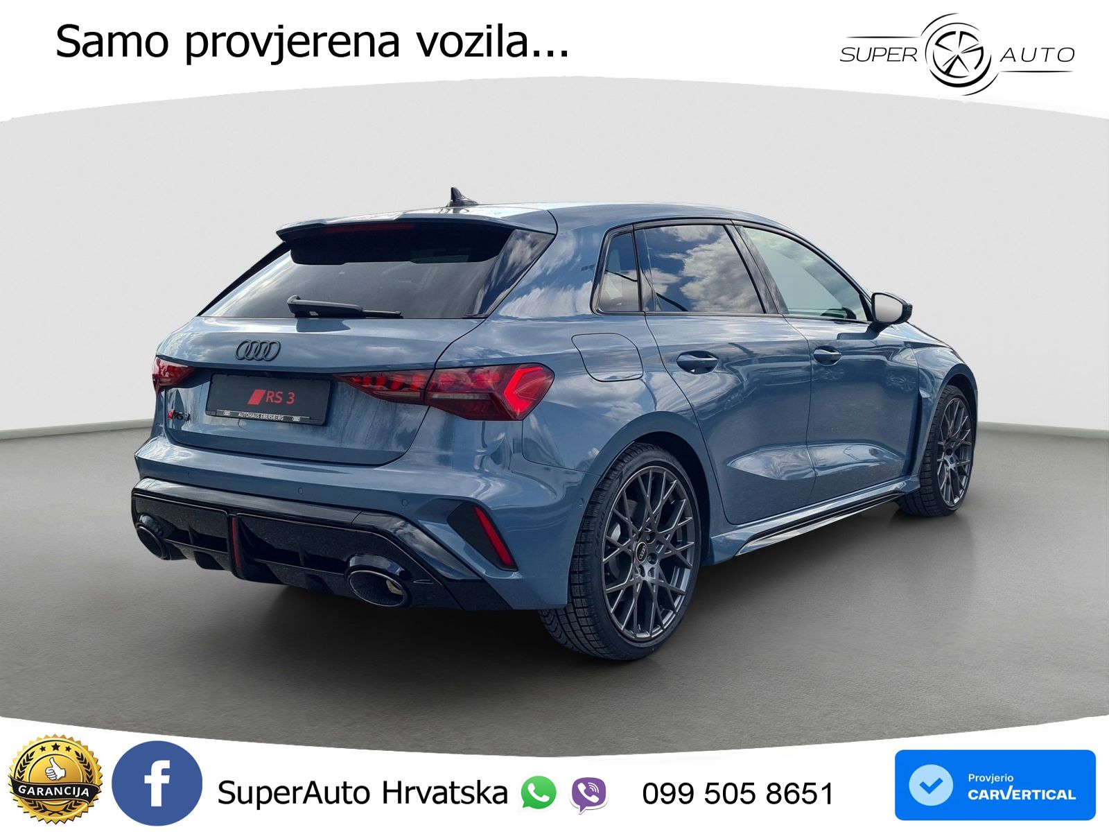 Audi RS3 Sportback 2.5 TFSI (400 KS) quattro S tronic LED+GR SJED+ACC