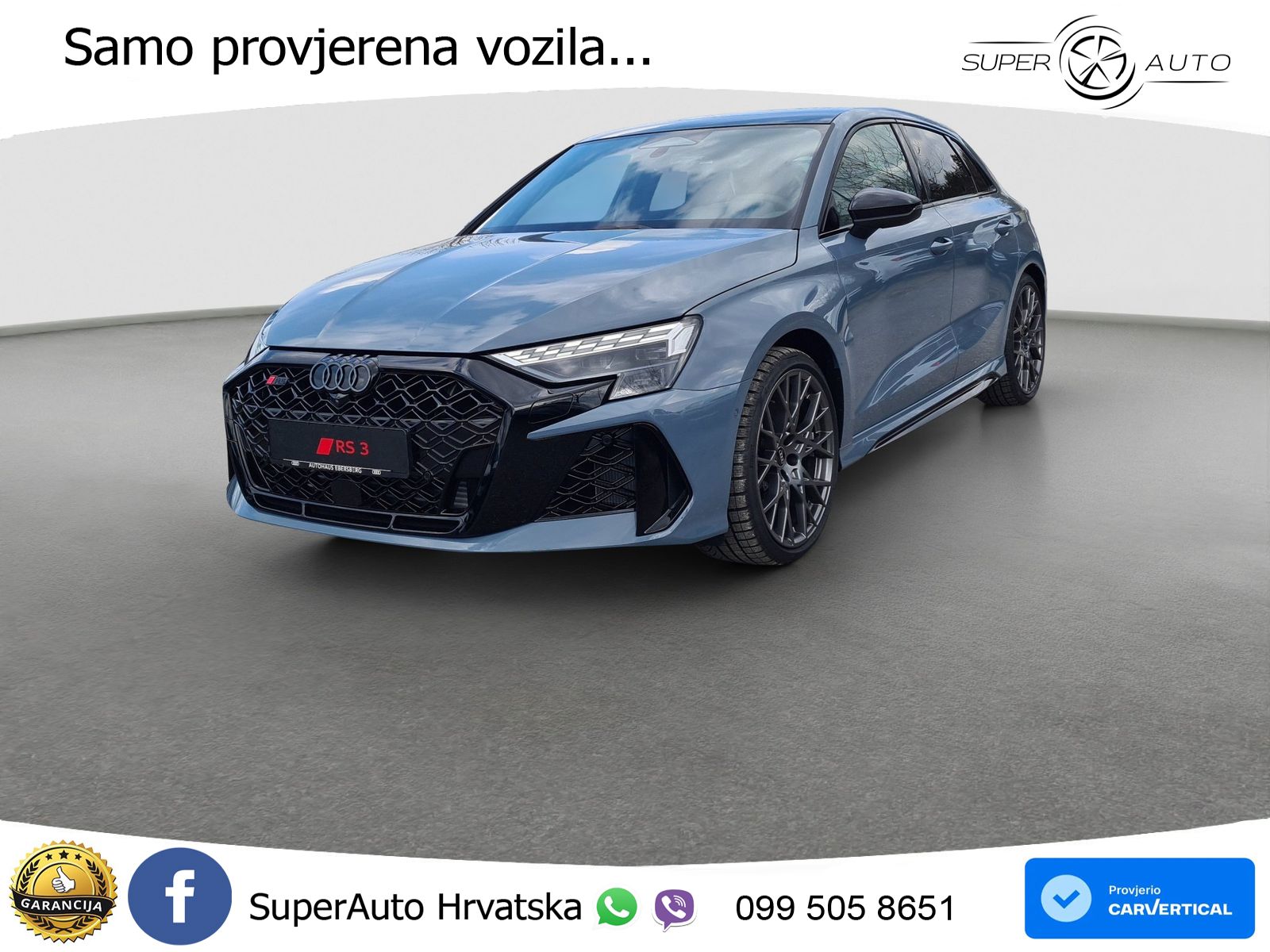 Audi RS3 Sportback 2.5 TFSI (400 KS) quattro S tronic LED+GR SJED+ACC