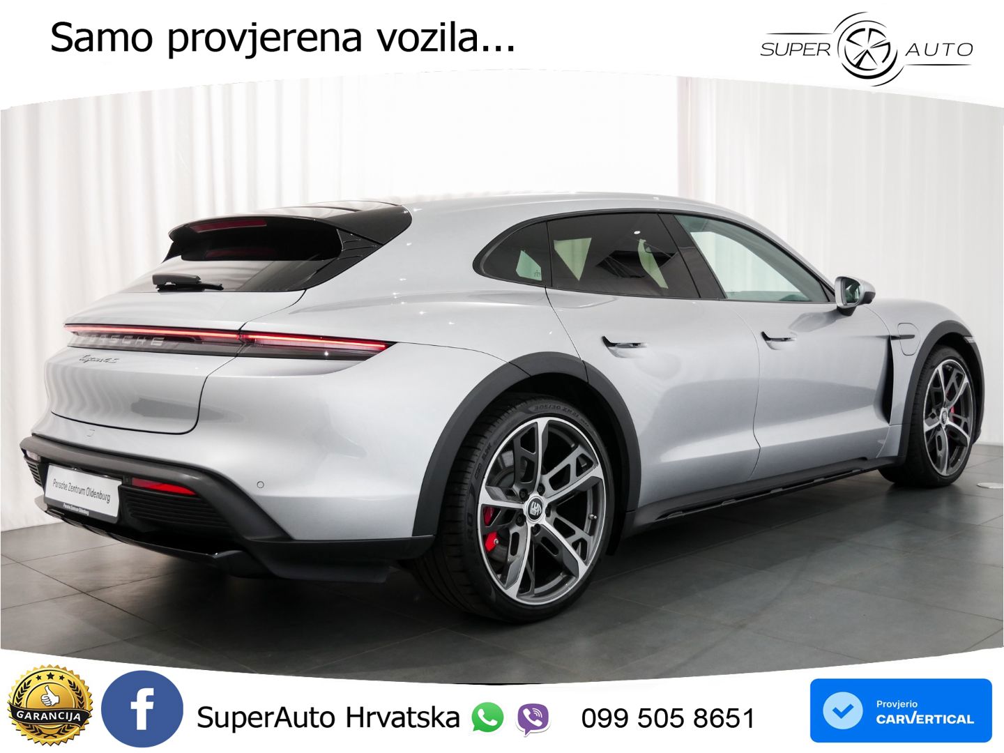 Porsche Taycan Cross Turismo 4S 93.4 kWh (571 KS)
