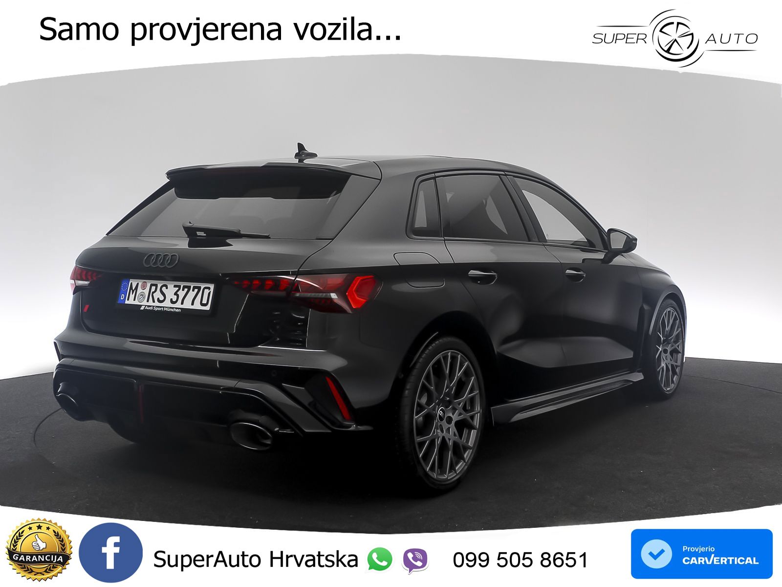 Audi RS3 Sedan 2.5 TFSI (400 KS) quattro S tronic LED+GR SJED+ACC