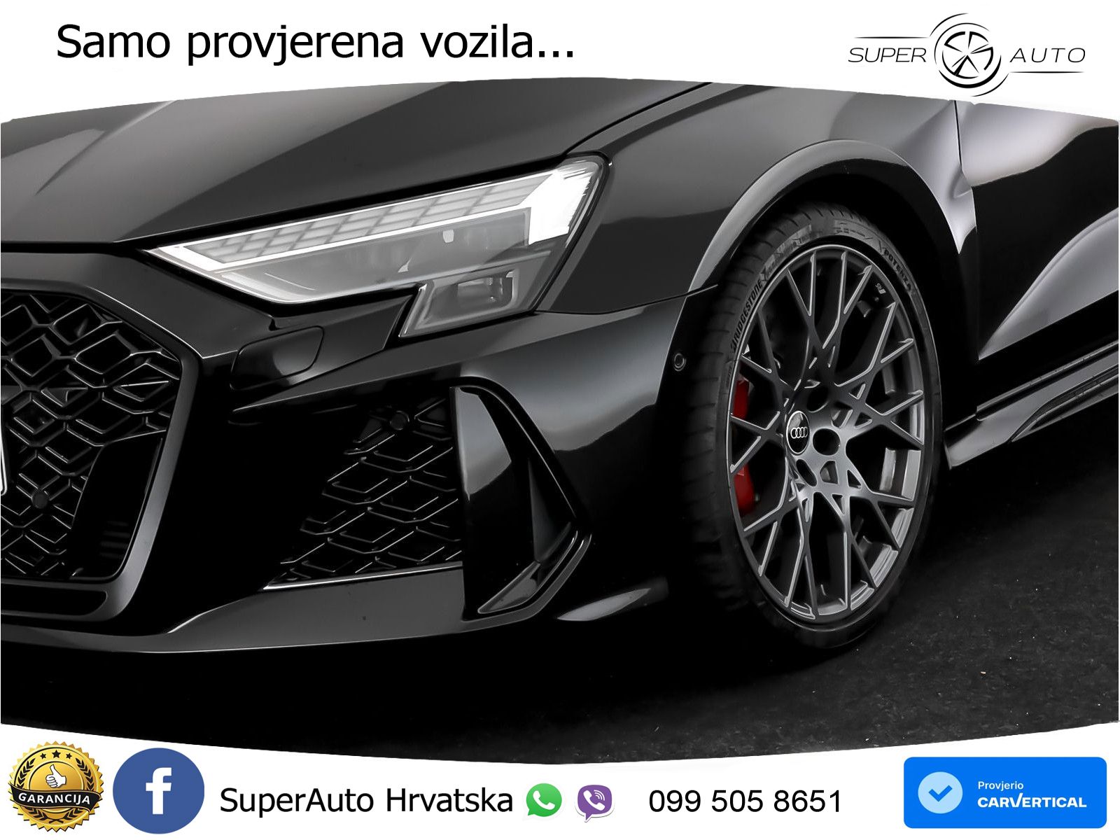 Audi RS3 Sedan 2.5 TFSI (400 KS) quattro S tronic LED+GR SJED+ACC