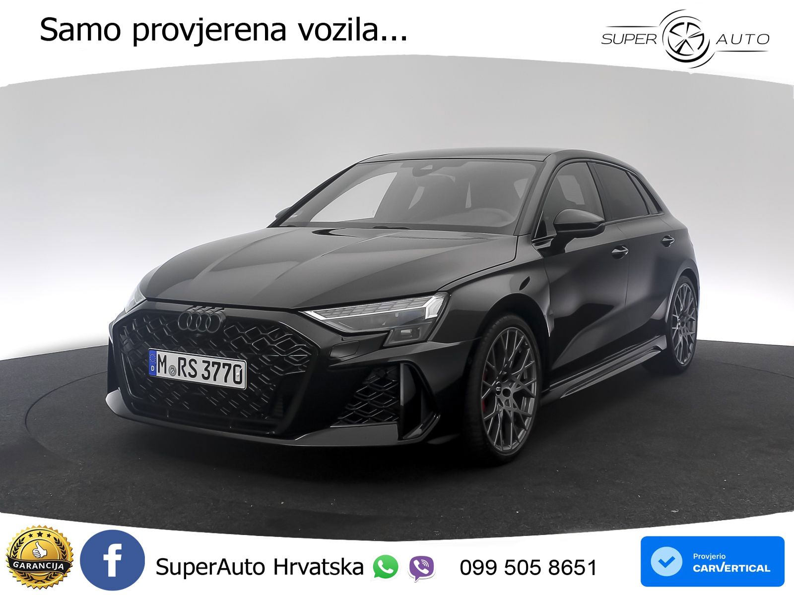 Audi RS3 Sedan 2.5 TFSI (400 KS) quattro S tronic LED+GR SJED+ACC