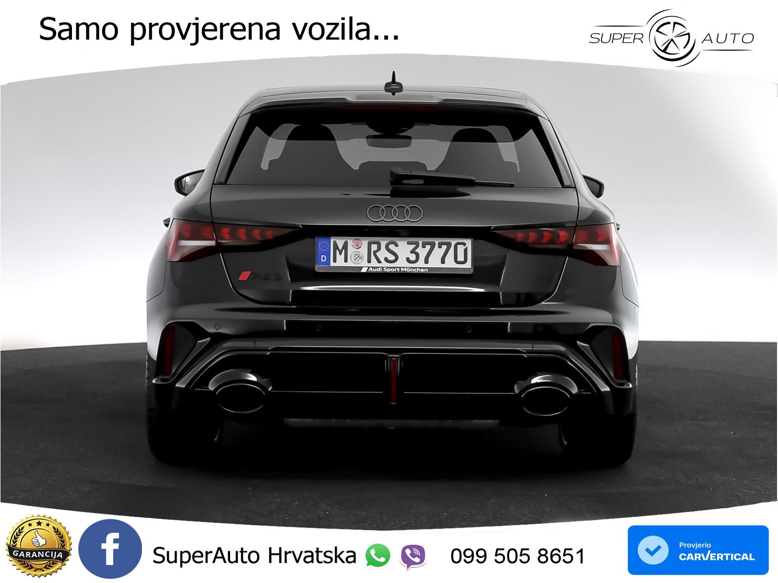 Audi RS3 Sedan 2.5 TFSI (400 KS) quattro S tronic LED+GR SJED+ACC