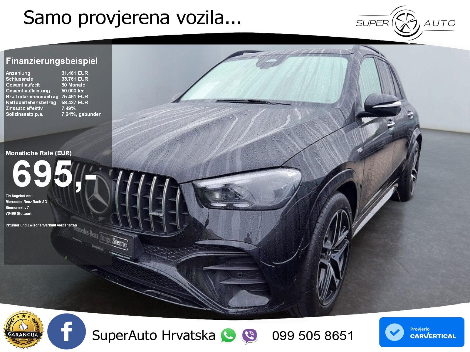 Mercedes AMG GLE 53 (435 KS) EQ Boost 4MATIC+ AMG SPEEDSHIFT TCT 9G