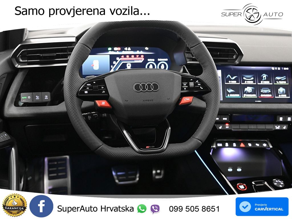 Audi RS3 Sedan 2.5 TFSI (400 KS) quattro S tronic LED+GR SJED+ACC