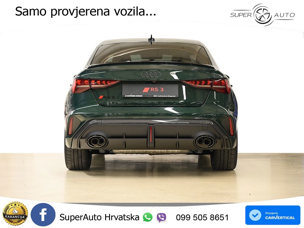 Audi RS3 Sedan 2.5 TFSI (400 KS) quattro S tronic LED+GR SJED+ACC