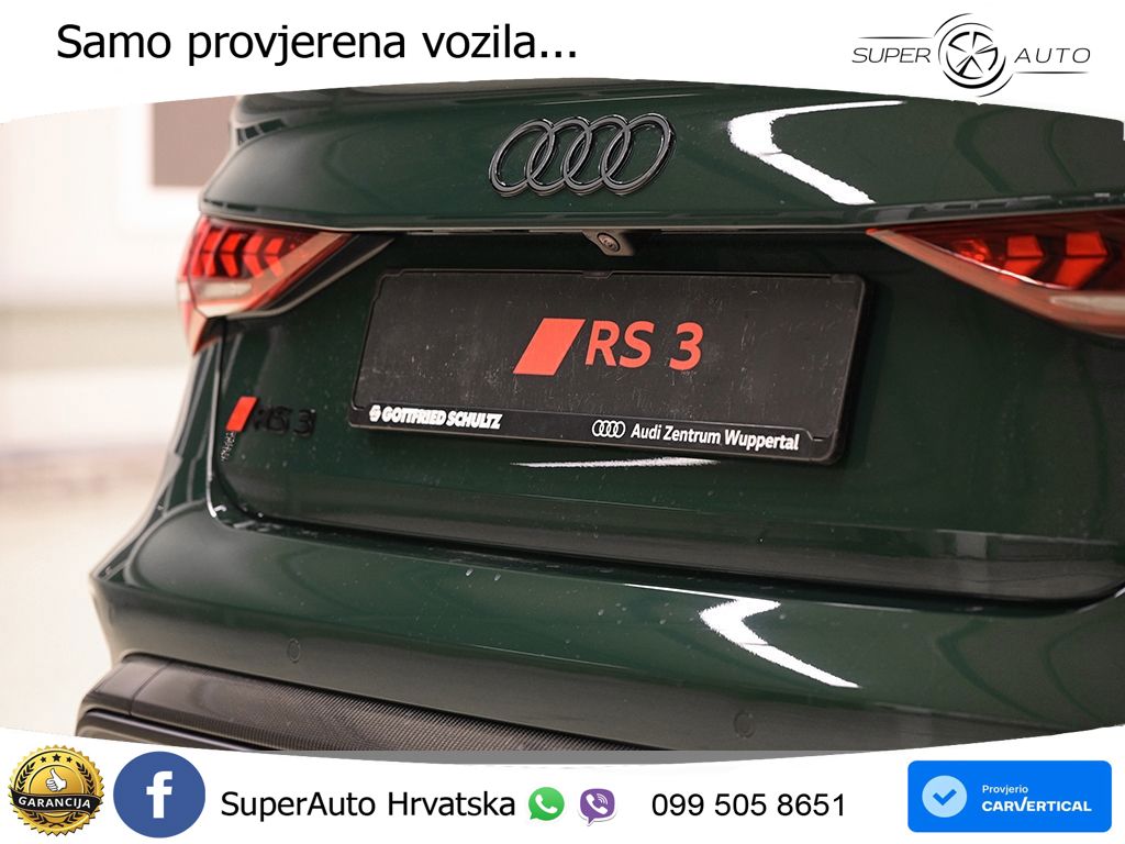 Audi RS3 Sedan 2.5 TFSI (400 KS) quattro S tronic LED+GR SJED+ACC