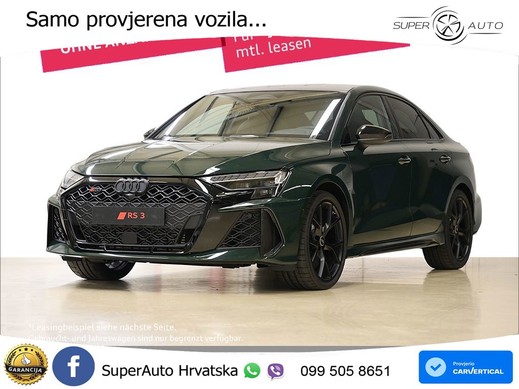 Audi RS3 Sedan 2.5 TFSI (400 KS) quattro S tronic LED+GR SJED+ACC