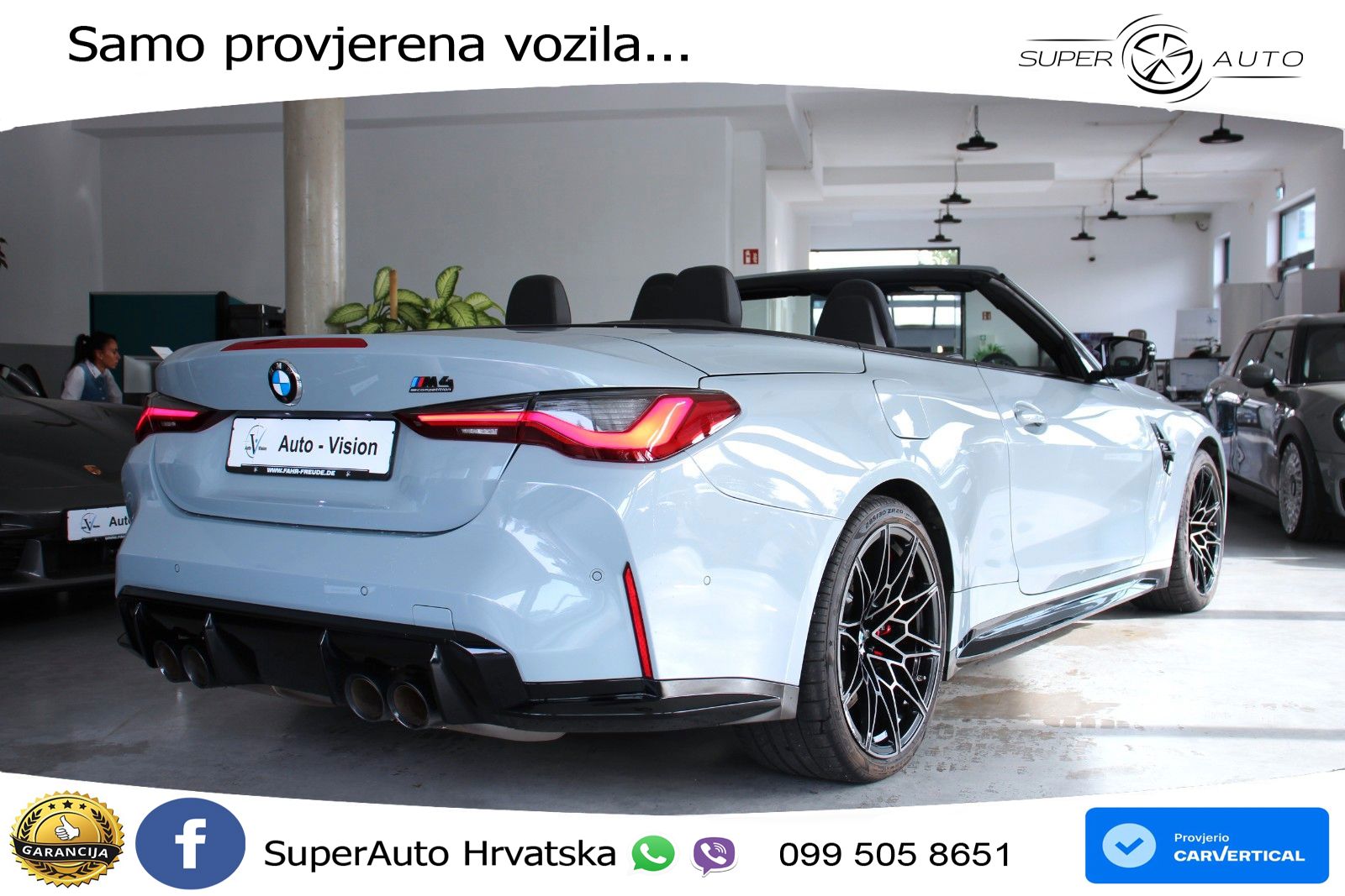 BMW M4 Convertible Competition 3.0 (510 KS) xDrive Steptronic LED+GR SJED+ACC