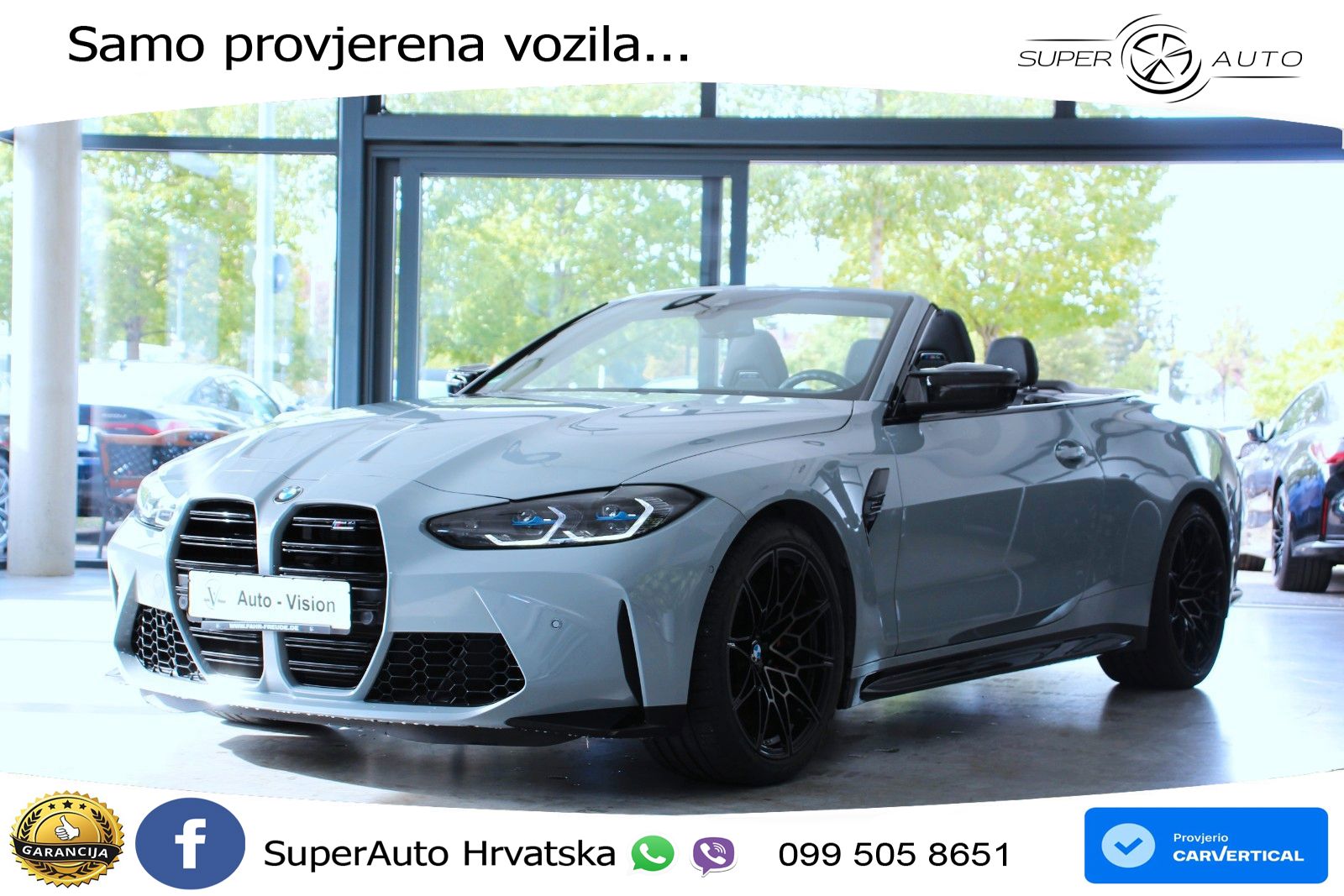 BMW M4 Convertible Competition 3.0 (510 KS) xDrive Steptronic LED+GR SJED+ACC