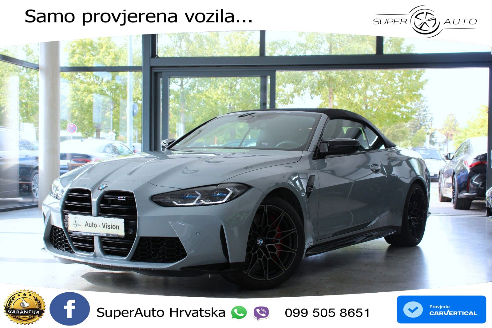 BMW M4 Convertible Competition 3.0 (510 KS) xDrive Steptronic LED+GR SJED+ACC