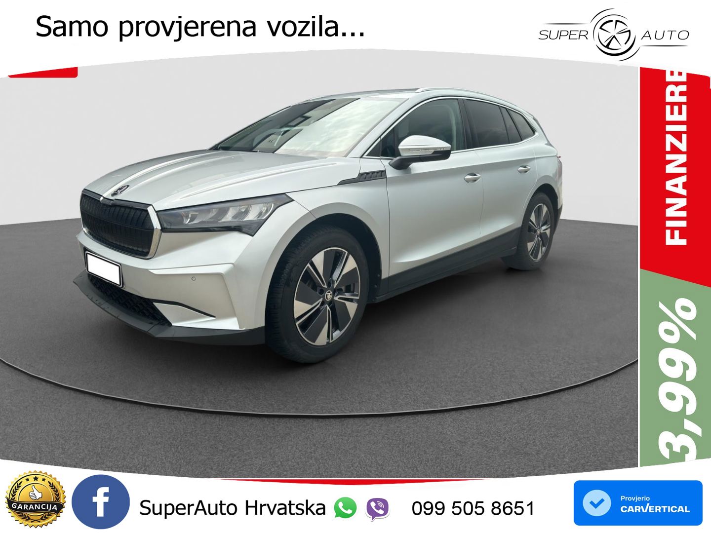 Škoda Enyaq iV 85x 82 kWh (286 KS) AWD