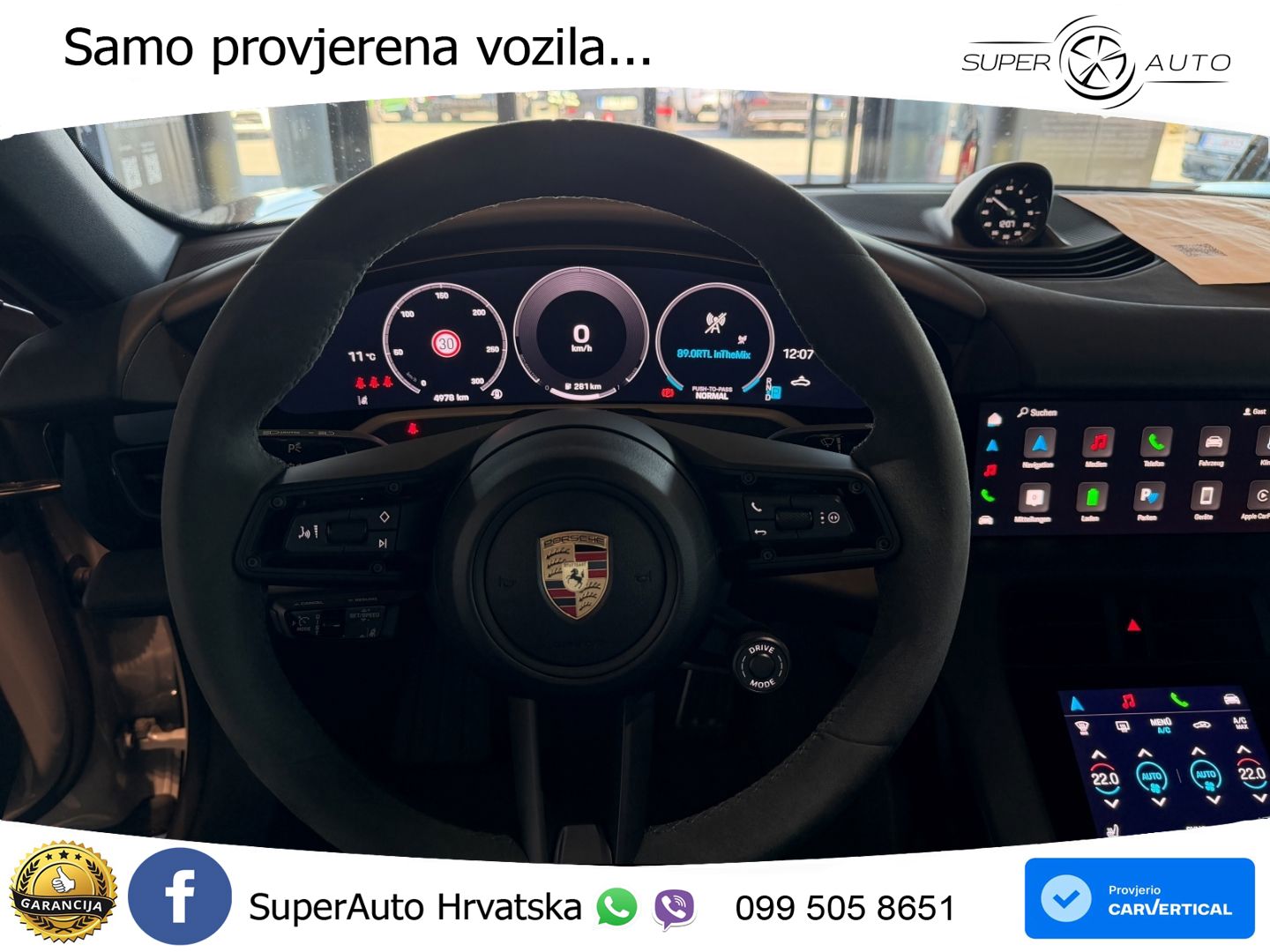 Porsche Taycan 4S 105 kWh (598 KS)