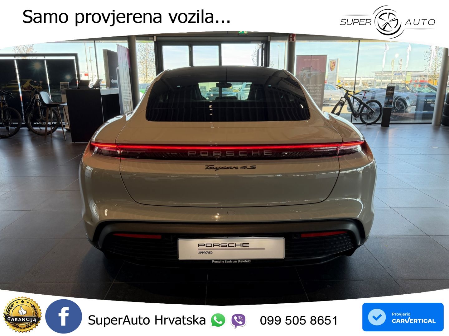 Porsche Taycan 4S 105 kWh (598 KS)