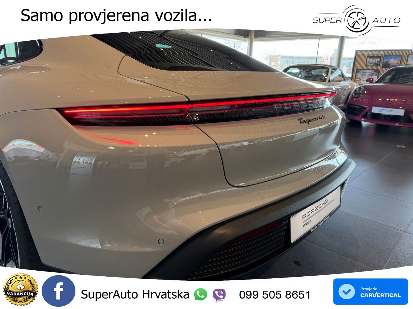 Porsche Taycan 4S 105 kWh (598 KS)
