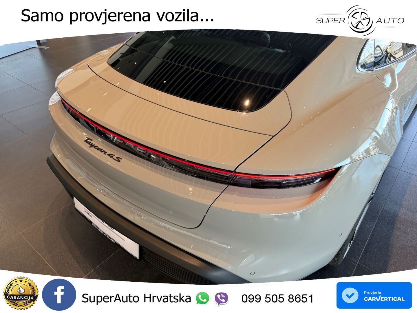 Porsche Taycan 4S 105 kWh (598 KS)